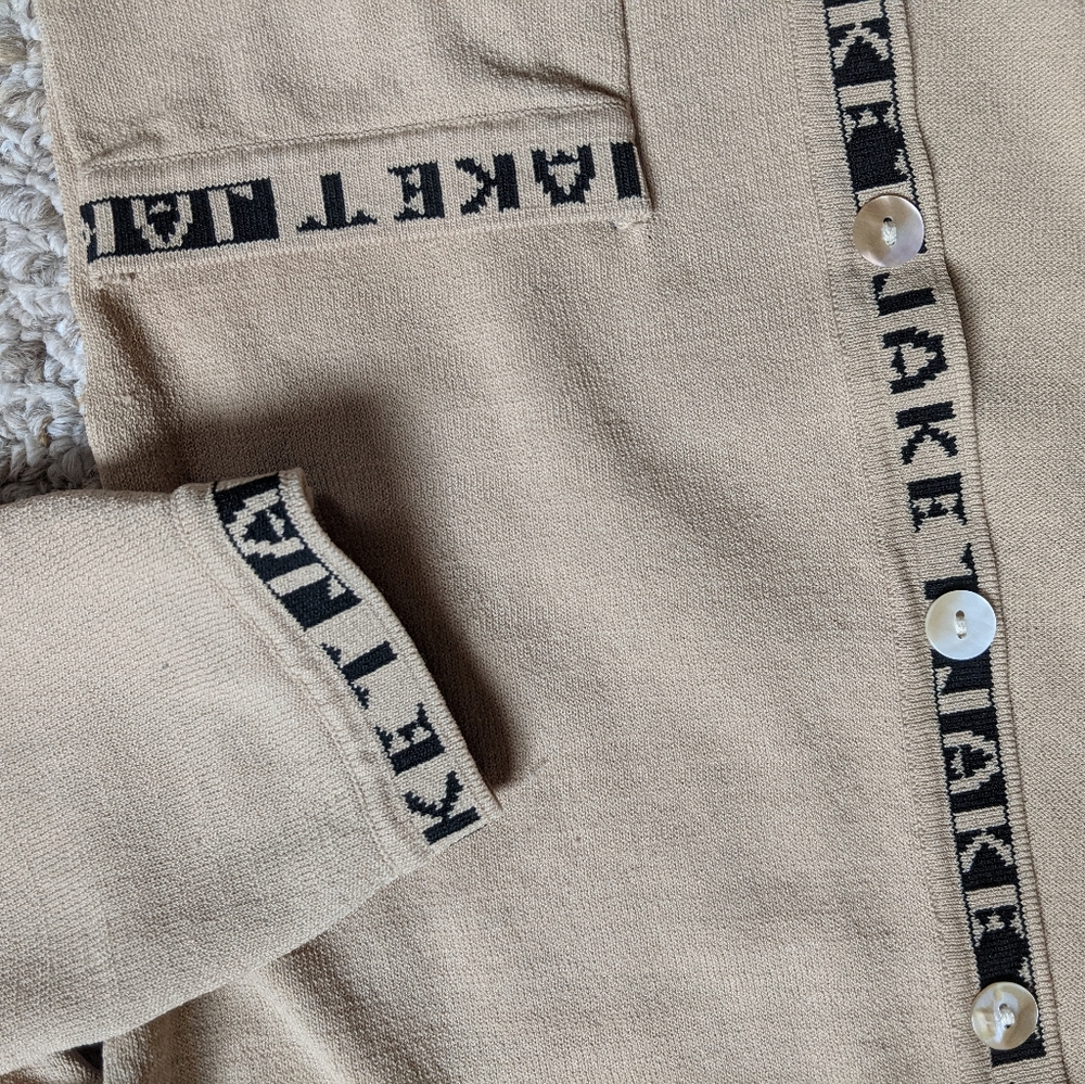 Vtg 90's Jacket Cardigan